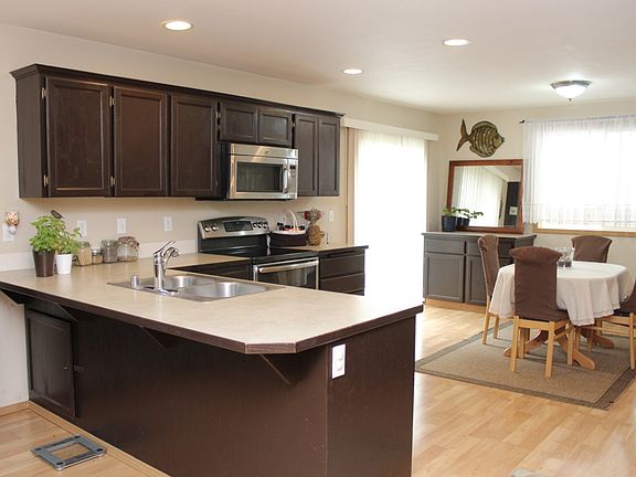 Beautiful dark cabinets