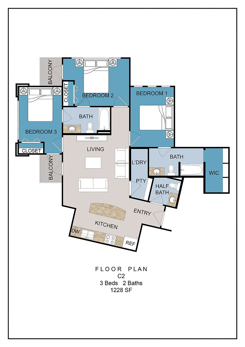 Floor plan C2