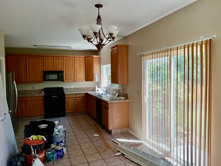 Kitchen being painted in 2025