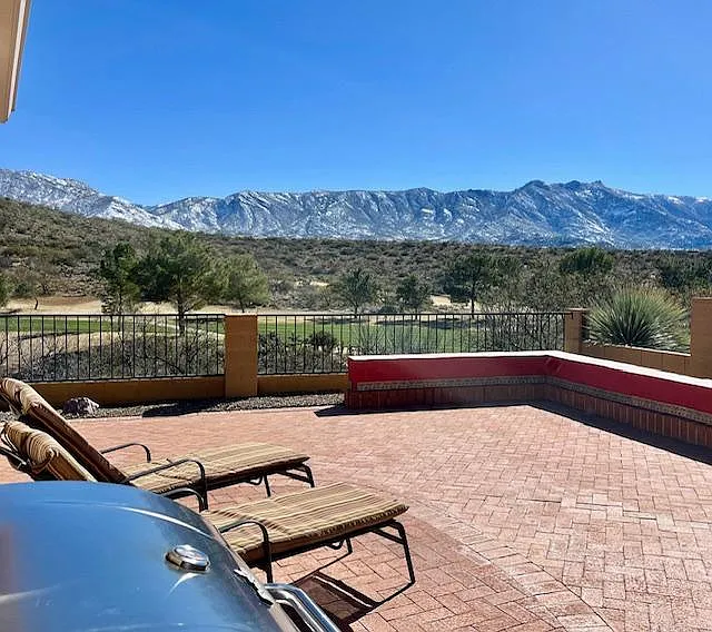 Gas grill bbq 
Large and very private side yards with sun loungers