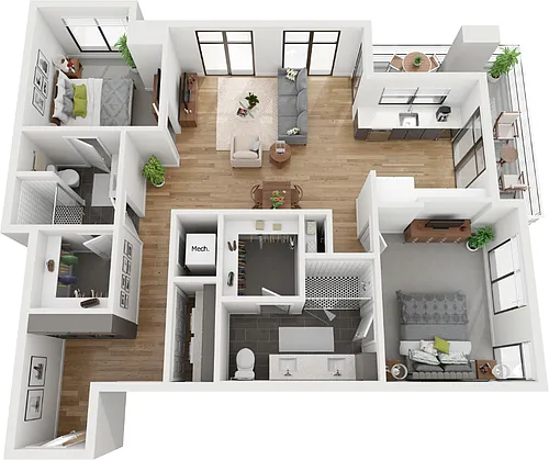 Floor plan 2T