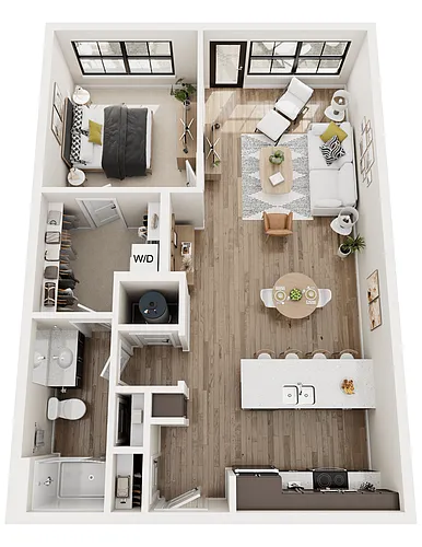 Floor plan The Moore