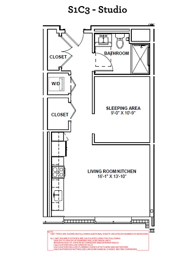 Floor plan S1C3