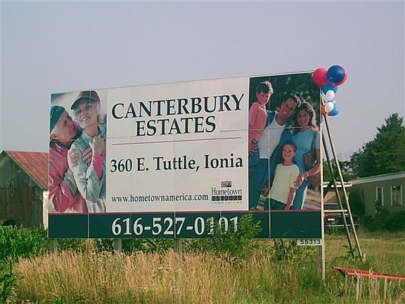 Billboard on M-66