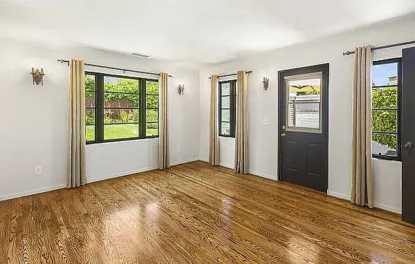 Bedroom 3 with view to back yard