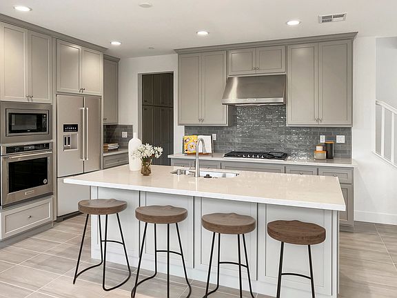 Surf House Kitchen Virtually Staged