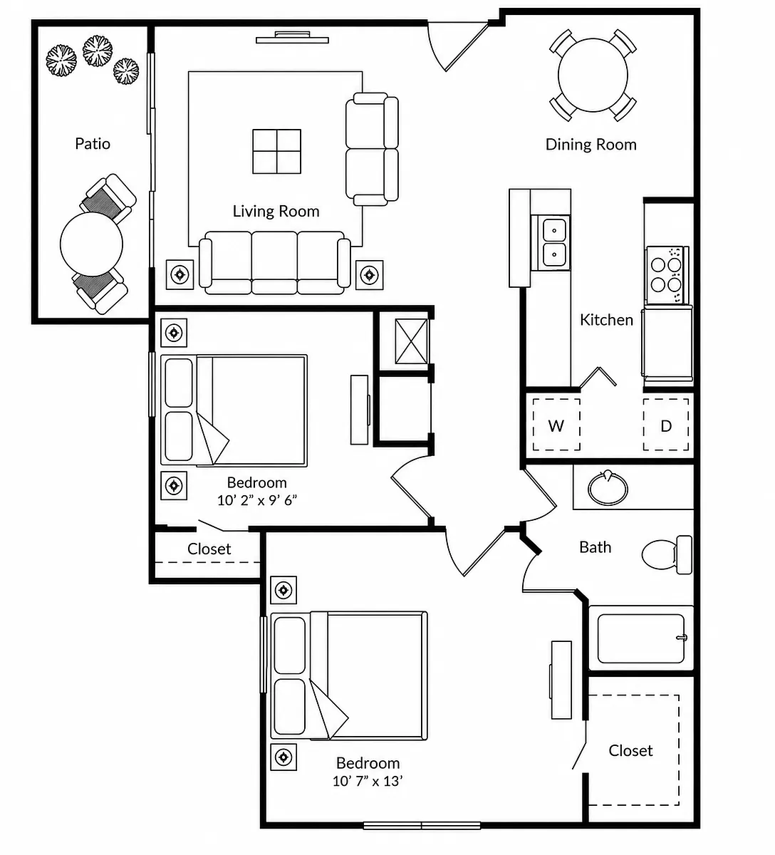 Floor plan B1