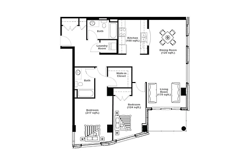 Floor plan 908