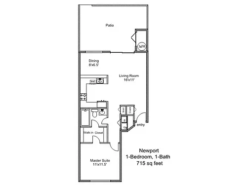 Floor plan Newport