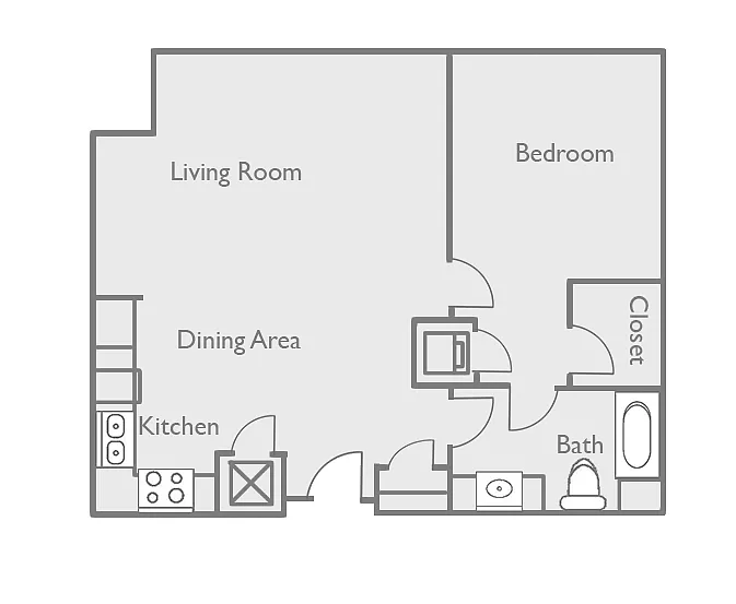 Floor plan A2-A3-A5-A6-A7-A8