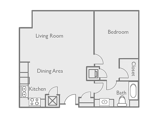 Floor plan A2-A3-A5-A6-A7-A8