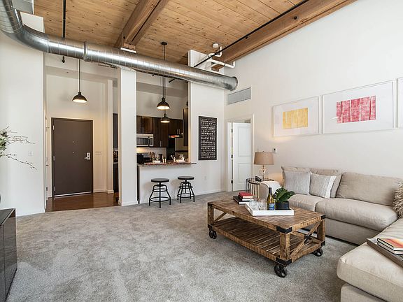 Soft loft-style apartment homes