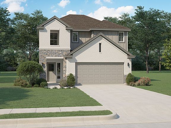 Elevation B in the Mesquite home plan by Trophy Signature Homes - REPRESENTATIVE PHOTO