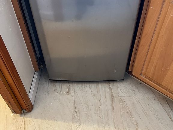 Half size small fridge.