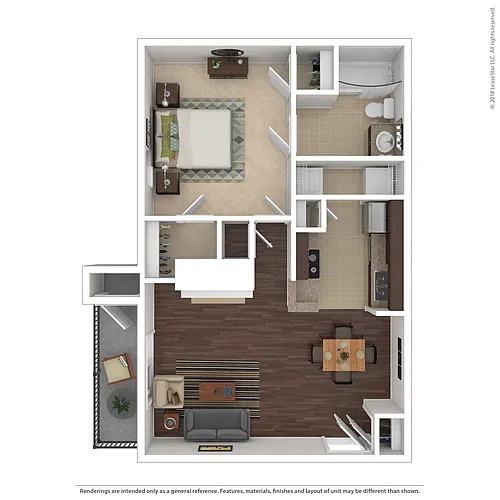 Floor plan 1X1