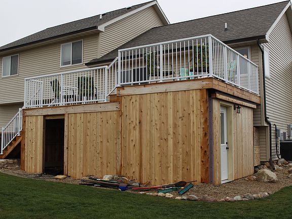 Closed storage w/ electrical