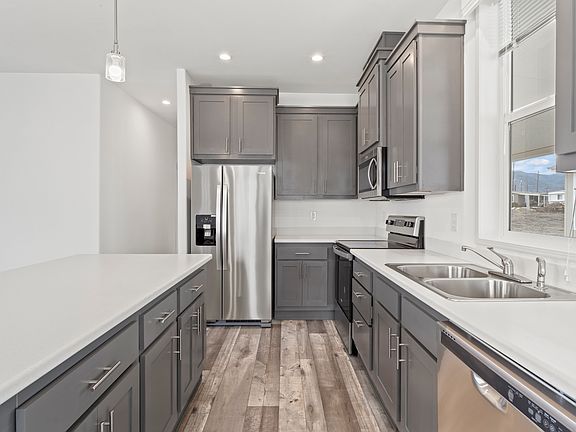 functional kitchen with large island