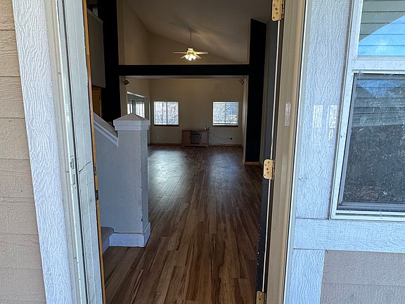 Front Door with undercover porch area leading up to the front door
