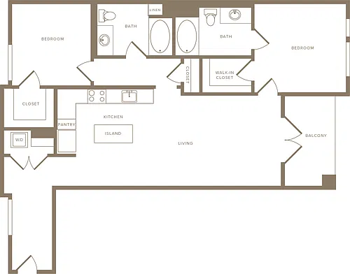 Floor plan B THIRTEEN