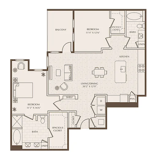 Floor plan B7