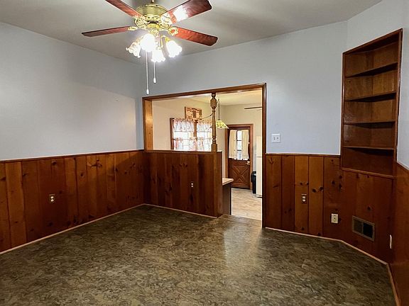 Dining room 12 x 11 with entry and pass-thru to Kitchen