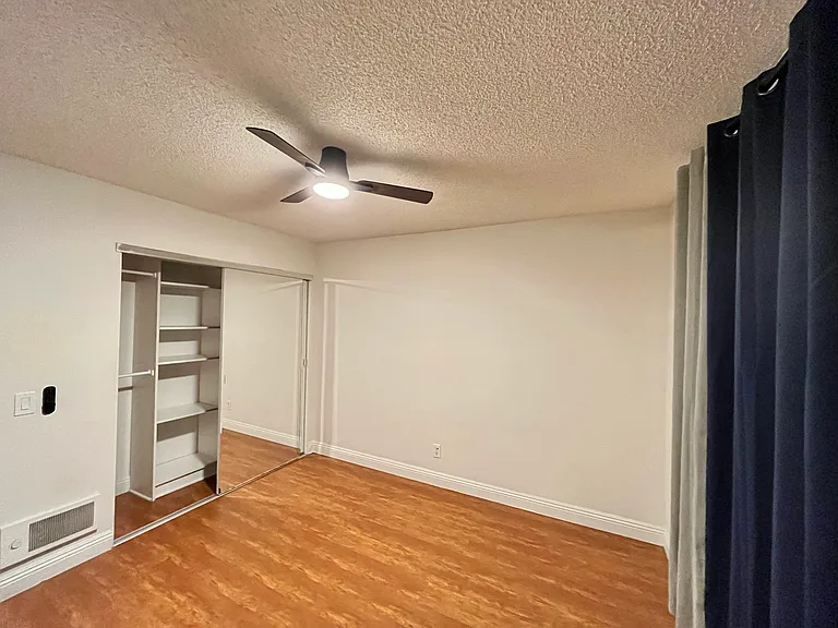 second bedroom w New LED Fans.