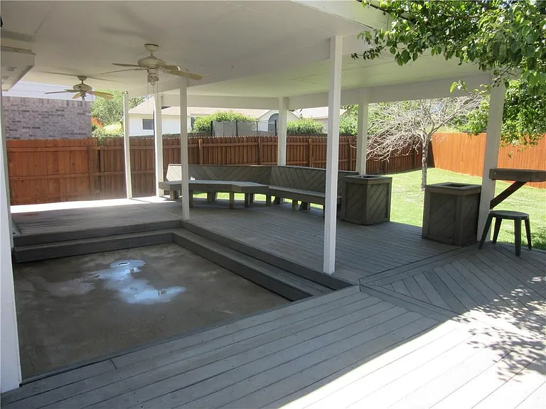 backyard deck