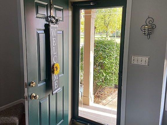 Front door.