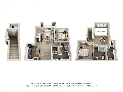 Floor plan B2 Bellagio with Carport or Garage