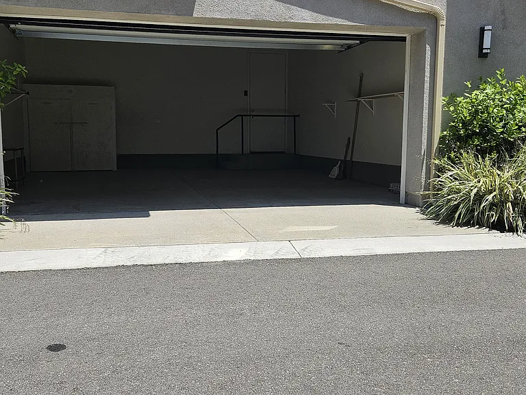 Detached 2 car garage with storage