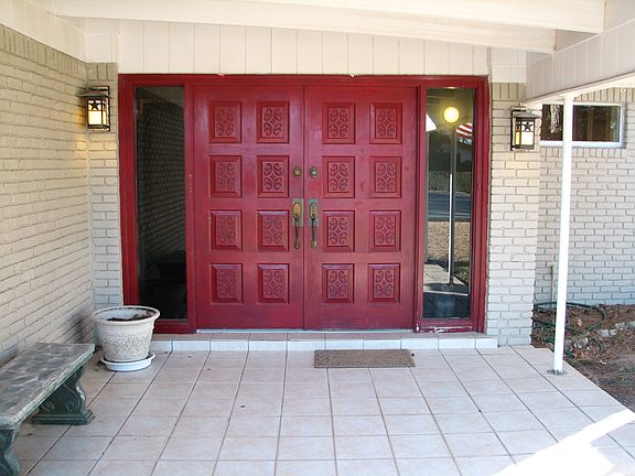 Double door entrance