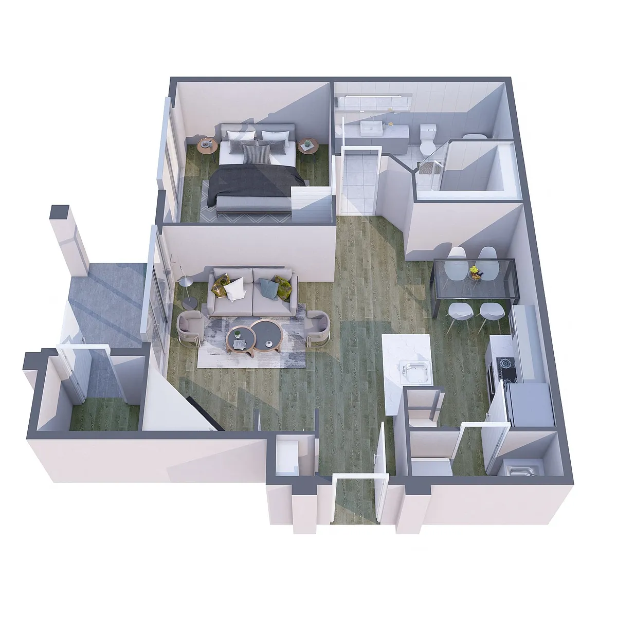 Floor plan A1 South