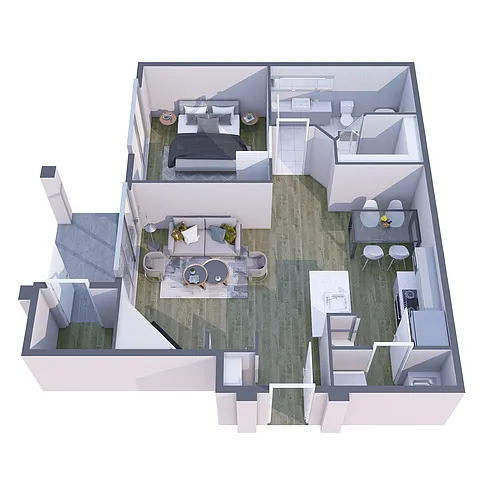 Floor plan A1 South