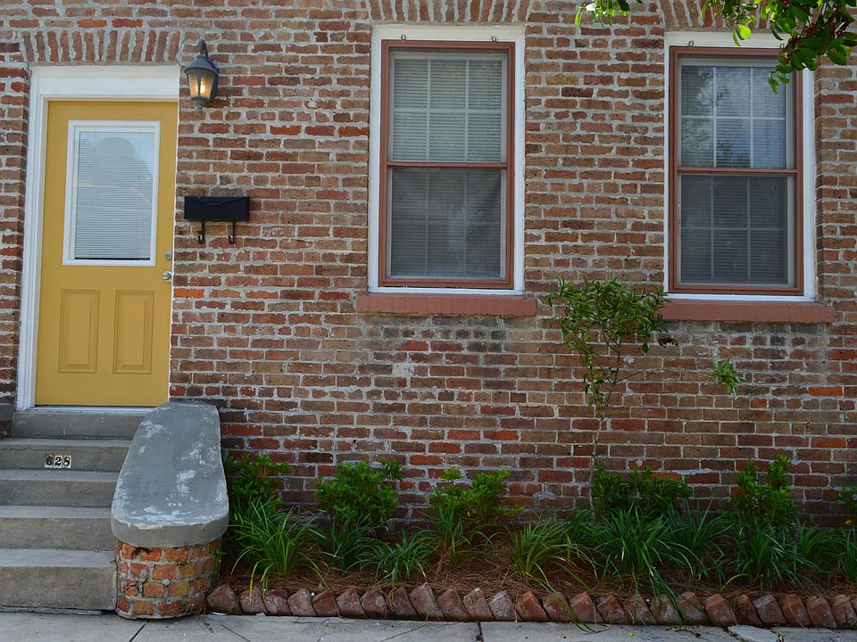 Front door view with garden