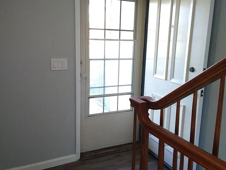 entry door with storm door