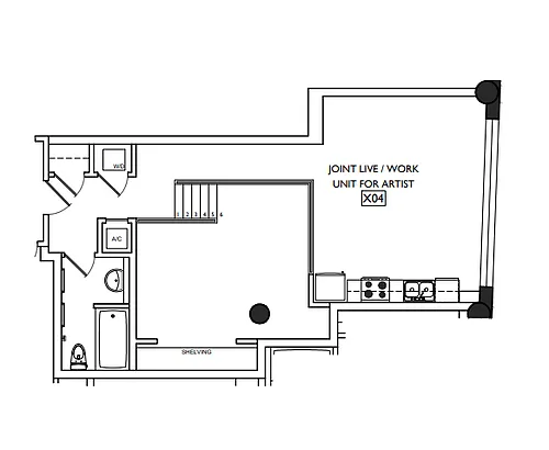 Floor plan Studio 04