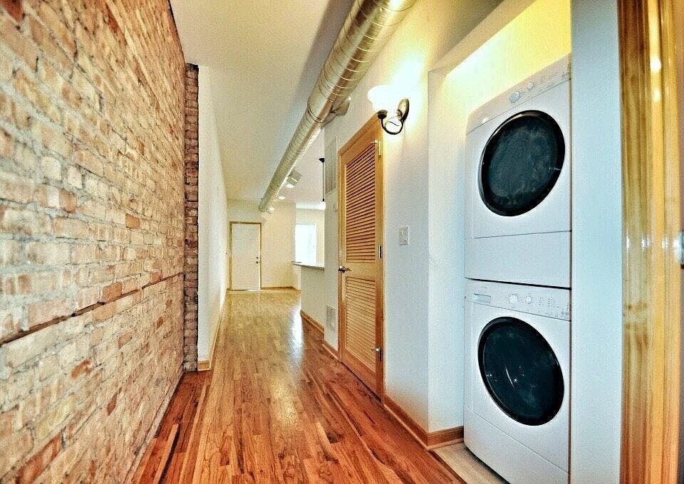 Exposed Brick/ In-Unit Laundry