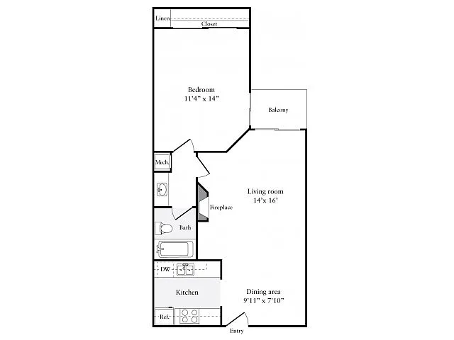 Floor plan 680