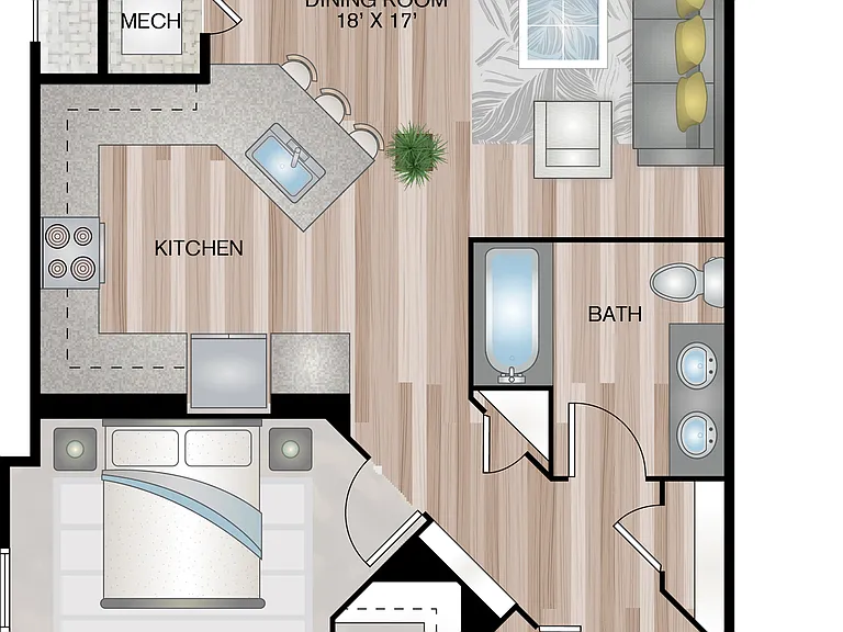 872 Sq. Ft. 872 Sq. Ft.