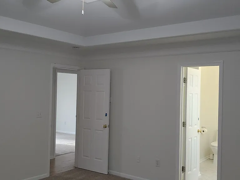 Primary bedroom and bath