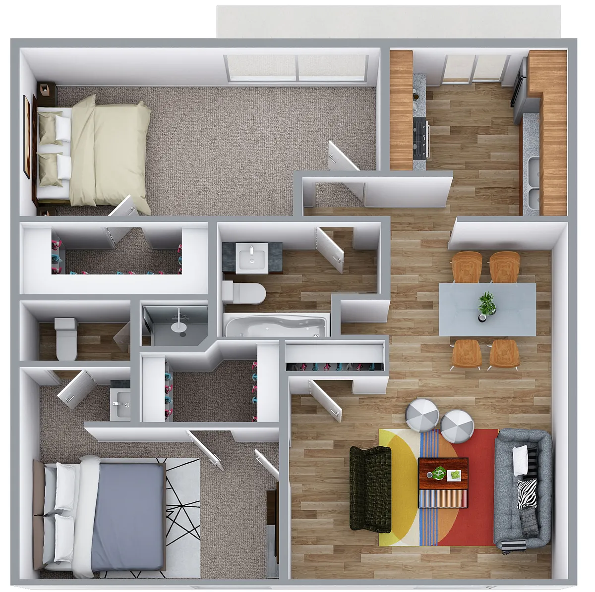 Floor plan B1