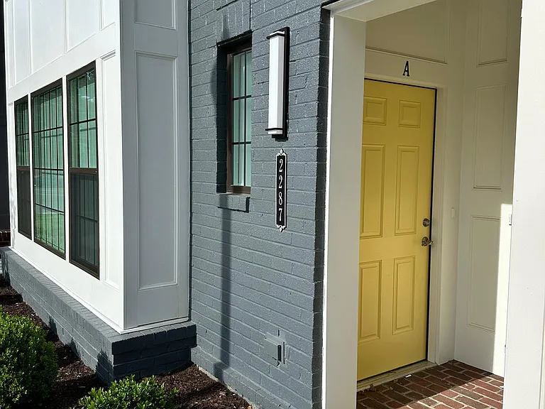 Beautiful modern entry