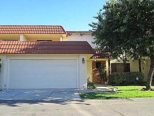 front of townhome
