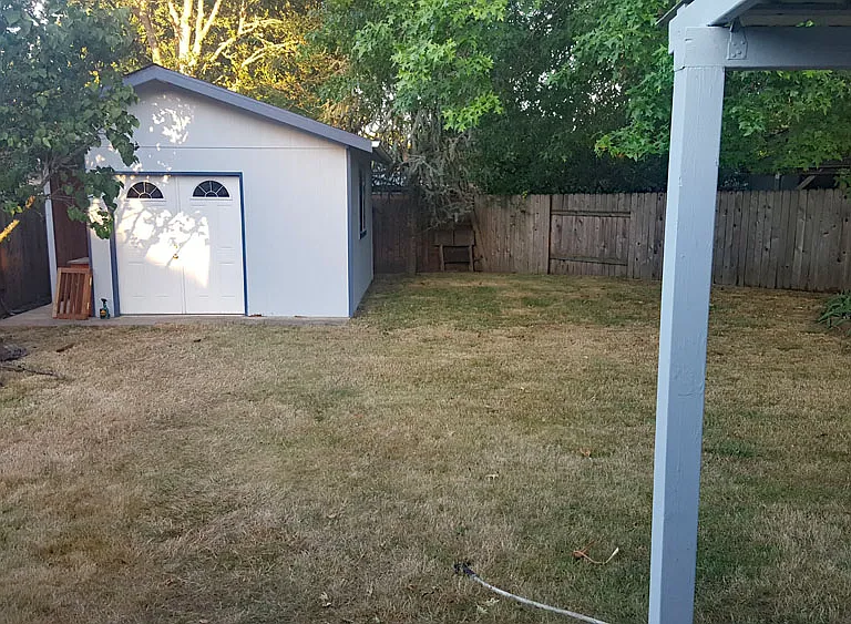 Backyard shop
