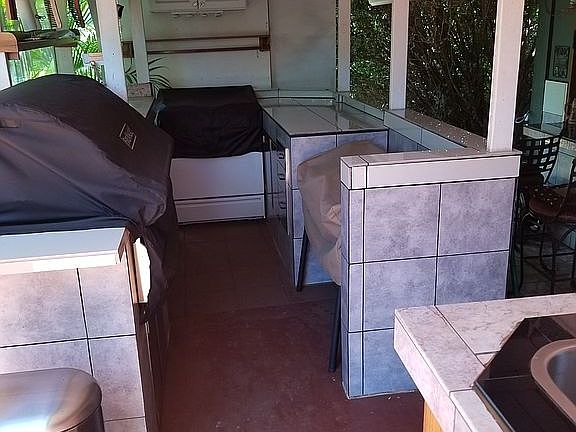 Outside propane kitchen