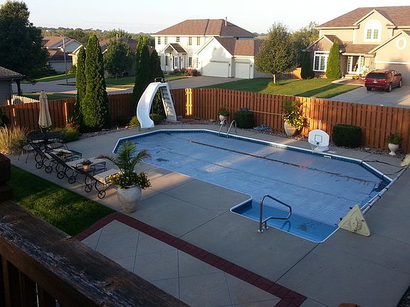 Pool from upper deck