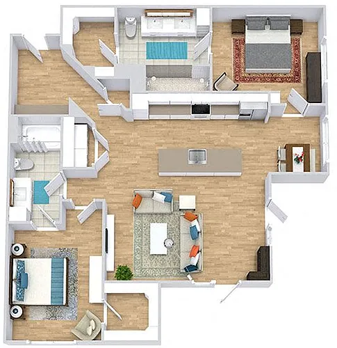 Floor plan Whiskey Creek