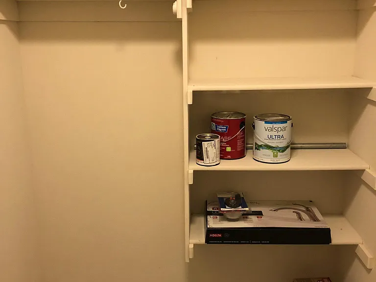 storage in laundry room
