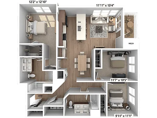 Floor plan CM5