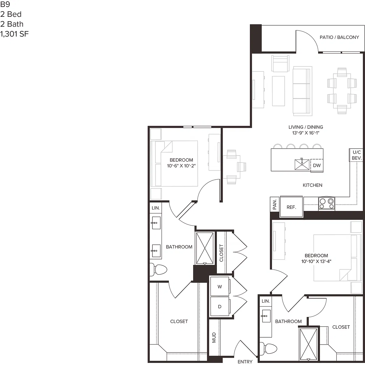 Floor plan B9